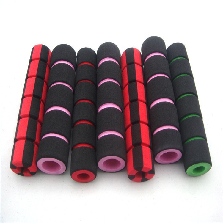 生产发泡丁腈橡塑海绵发泡NBR把手套 自行车山地车防滑扶手套发泡