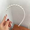 Retro universal headband from pearl, hairpins, hair accessory, simple and elegant design, South Korea