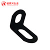 Factory wholesale iron black large hole corner codes oval -shaped arc -shaped corner code various stamping hardware fixed. System