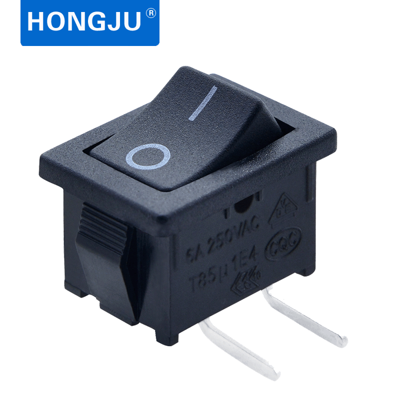 2挡2脚船型开关 21*15 10A/125V MR翘板开关 厂家直销