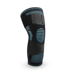 New Style Pressure-Adjustable Removable Knit Sports Knee Support for Badminton Running Fitness Outdoor Hiking Knee Support Cross-border Best Seller