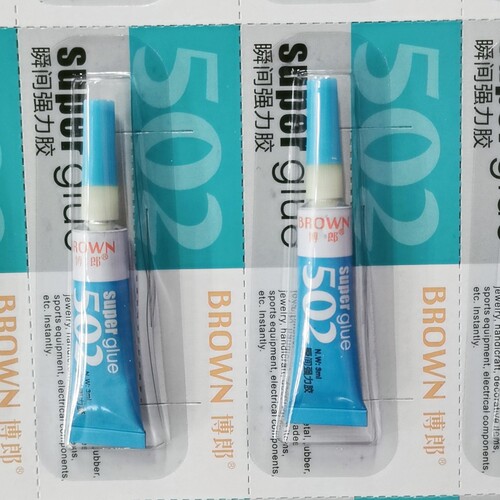 Wholesale JINDA RIMEIBOLAN 0305 strong l glue one edition 12 pieces 3g pack 502 instant glue liquid glue