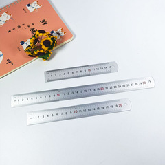 15cm-30cm Aluminum Ruler Tool, Graduated Scale, Metal Ruler, Office Stationery, Woodworking, Factory Ruler