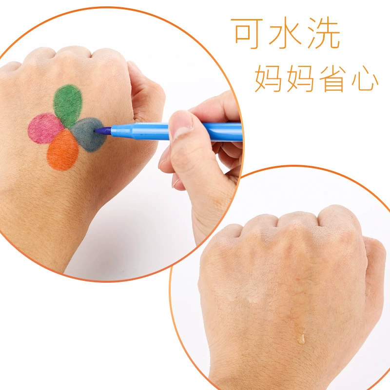 Watercolour, crayons for students, brush, set, washable