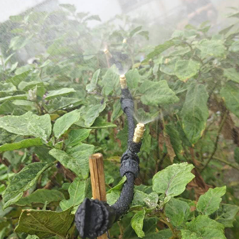 Set de pulverización de boquilla de atomización pulverización automática riego de flores de la villa equipos de pulverización sistema de riego enfriamiento no incluido impuestos