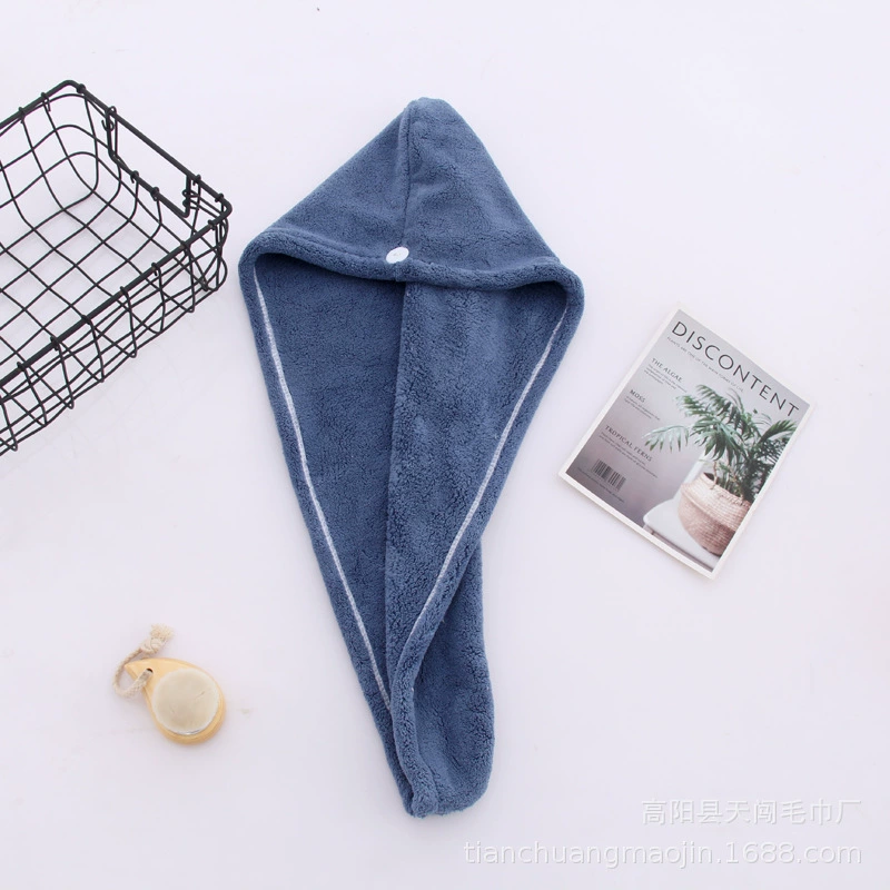 Coral hair towel, soft shower cap, wholesale, increased thickness