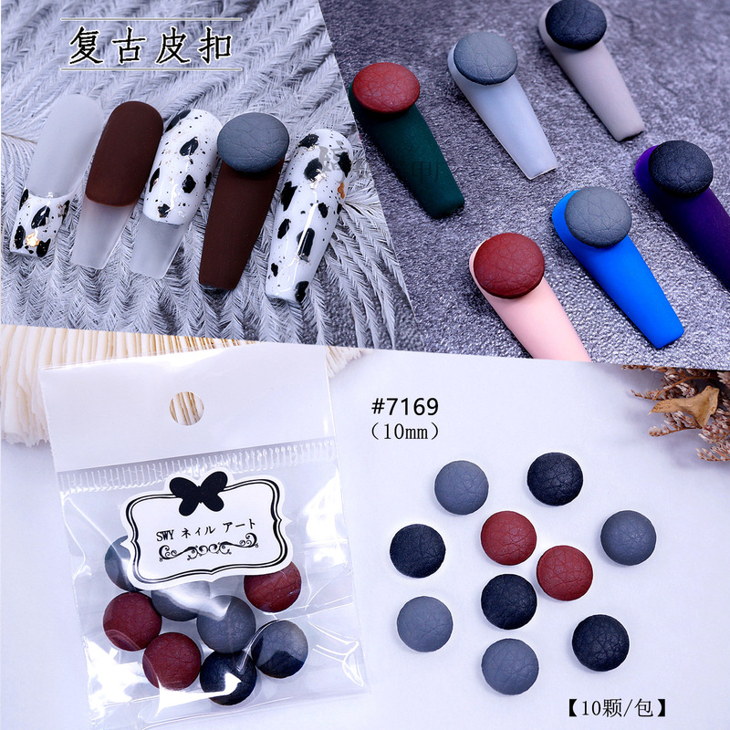 New Early Autumn-Intriguing Retro Yuppie Buckle Pop Art Design Creative All-match Texturous Manicure Jewelry