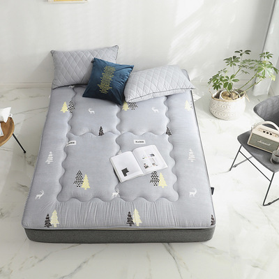 加厚海绵可折叠榻榻米床垫单人双人学生宿舍床褥垫床上用品批发|ms