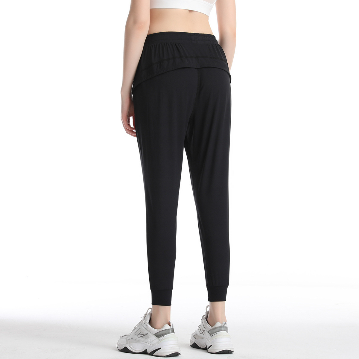 quick-drying breathable seamless fitness nine-point pants NSNS11036