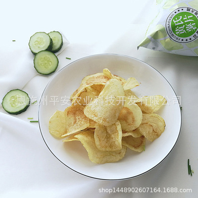Enshi specialty leisure time food snacks wholesale Huang Chips wholesale Cucumber flavor Chips Manufactor Direct selling