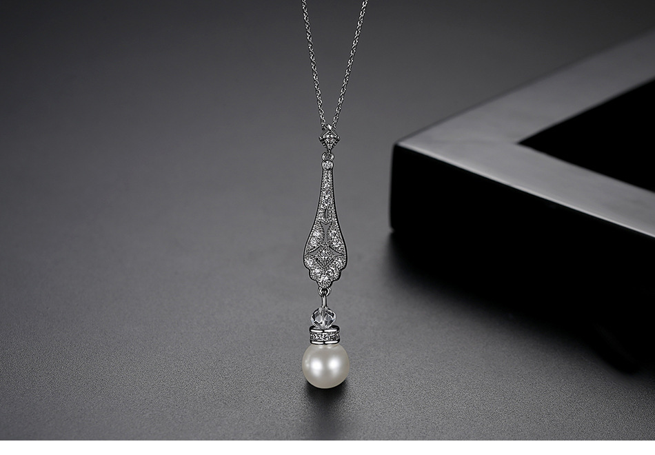 Fashion  Sweet Pearl Pendant Women's Necklace Wholesale display picture 2