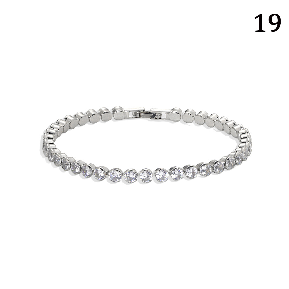 Creative Fashion Copper-inlaid Zircon Single-layer Bracelet Low-key Luxury Super Flash Full Diamond Bracelet Simple Wholesale Nihaojewelry display picture 47