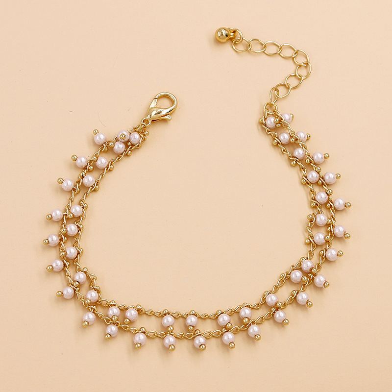 Fashion Popular Pearl Chain Bracelet Wholesale display picture 1