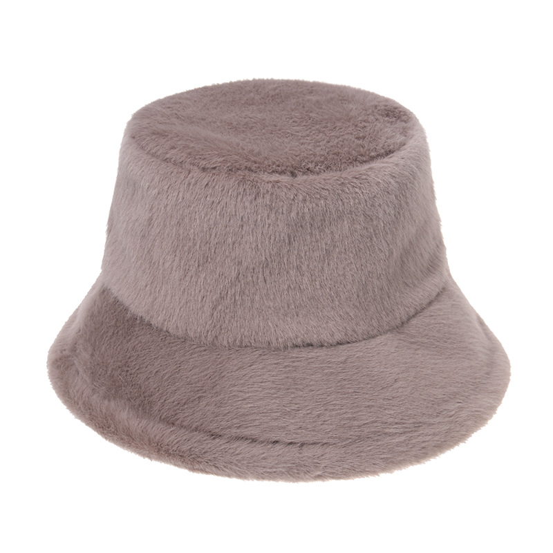 Unisex Fashion Solid Color Flat Eaves Bucket Hat display picture 3