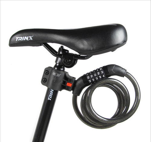 Neutral lock bicycle lock fly anti-theft wire lock mountain bike password lock 5-digit anti-hydraulic lock equipment