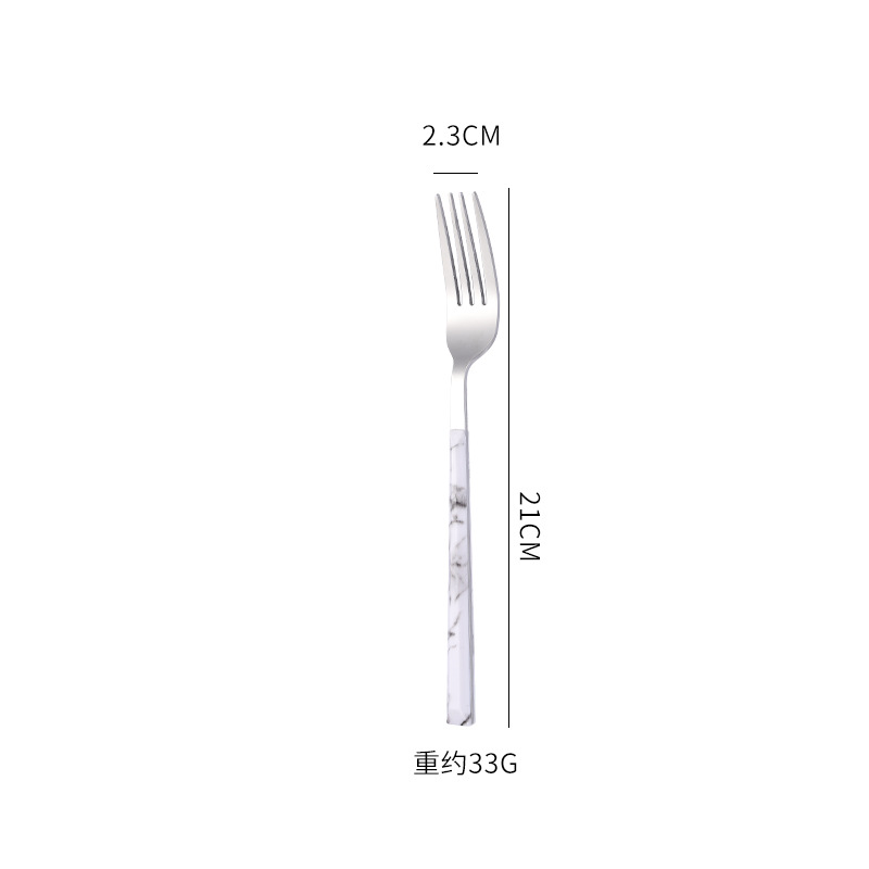 Tenedor de imitación marbling
