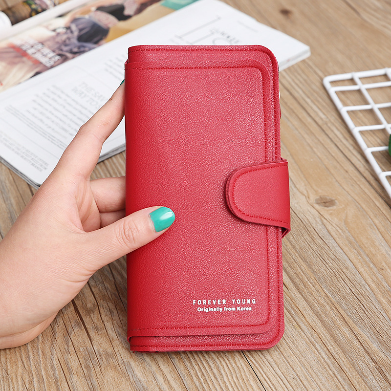 Women's Wallet Tri-fold Clutch Bag Multi-function Card Bag Coin Bag Mobile Phone Bag display picture 4