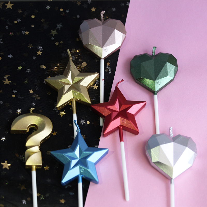 五角星爱心蜡烛2