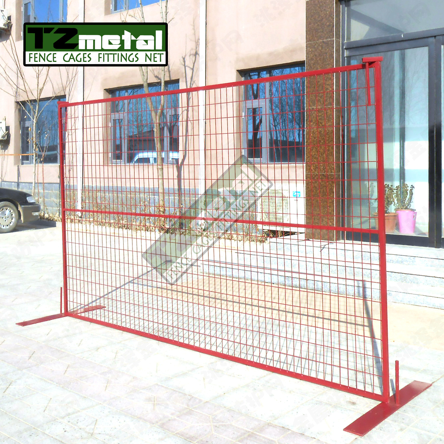 定制加拿大临时移动护栏澳大利亚热镀锌护栏