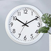 Wholesale cross -border hanging clock simplicity and creative 12 -inch plastic clock living room watch wall clock bells quartz clock foreign trade agent