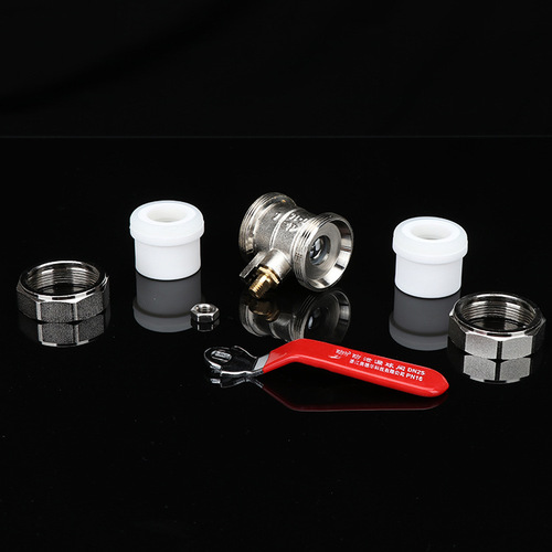 ppr copper valve ppr double live ball valve ppr heating live ball valve 20 25 32 hot melt welding valve