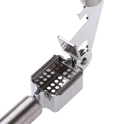 Stainless steel garlic press manual garlic mashing artifact kitchen multi-functional household garlic squeezing tool