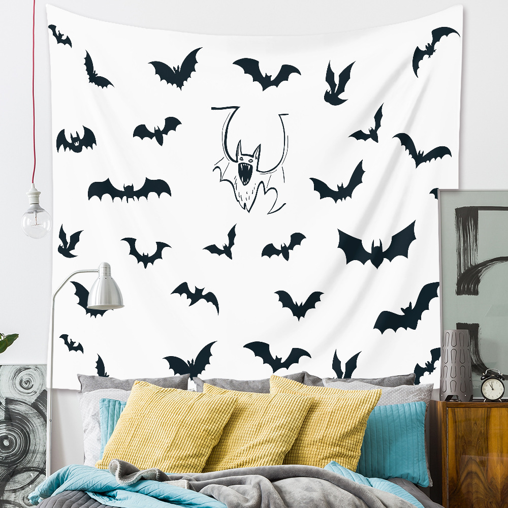 Halloween Room Wall Decoration Background Cloth Fabric Painting Tapestry Wholesale Nihaojewelry display picture 39