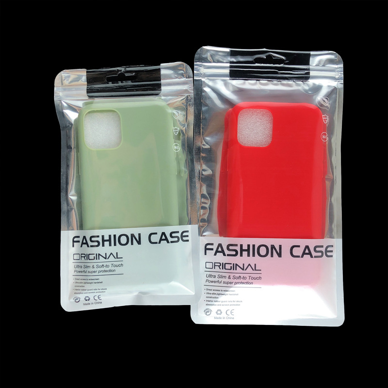 现货银色手机壳包装袋 半透明镀铝自封贴骨袋 塑料胶袋 厂家定做|ms