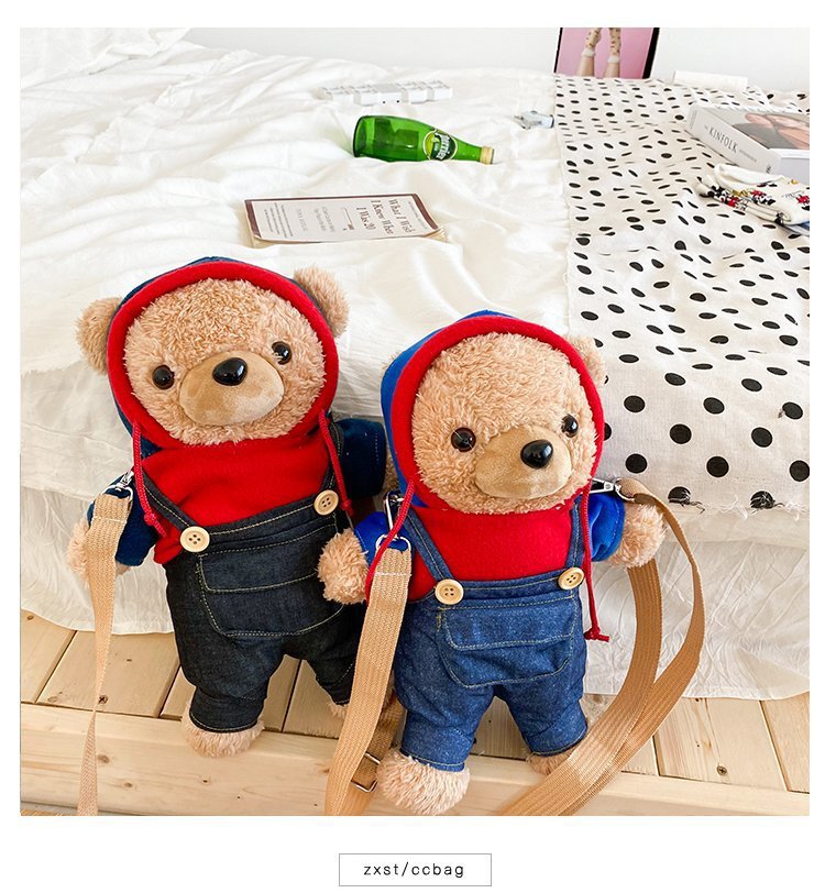 Cute Plush Bear Doll Shoulder Bag Wholesale display picture 9
