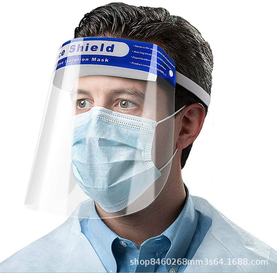HD прозрачная двусторонняя изоляционная защитная маска против капель пыли Защитная маска эпидемическая маска производители оптом