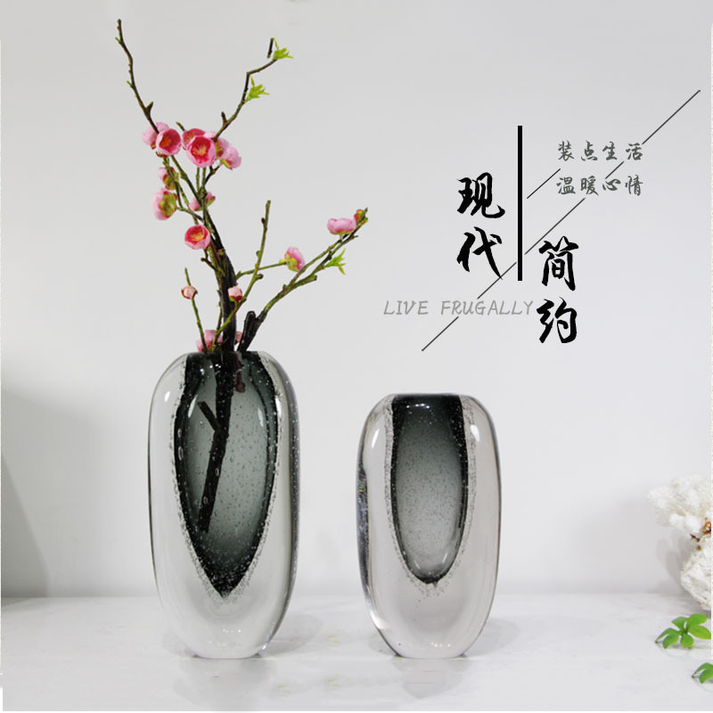 Light luxury Nordic Simple INS Wind Bubble Glass Flower Bottle Soft…