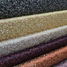 中国风旗袍工服汉服娃衣舞台影视窗帘桌布装饰布提花丝绸织锦面料