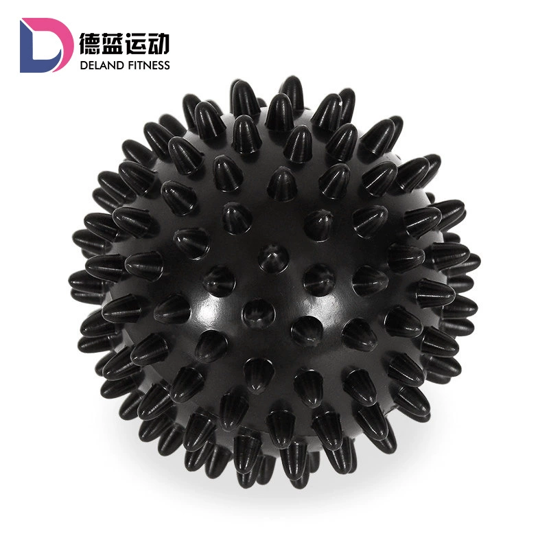 7.5cm 9cm PVC刺球按摩穴位握力球尖钉子筋膜瑜伽球健身球刺猬球