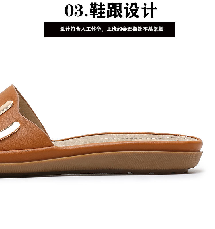 The 2024 new large-sized women's shoes, flip-flops, fashionable and comfortable cross-border sandals, casual beach slippers, and stylish style undefined