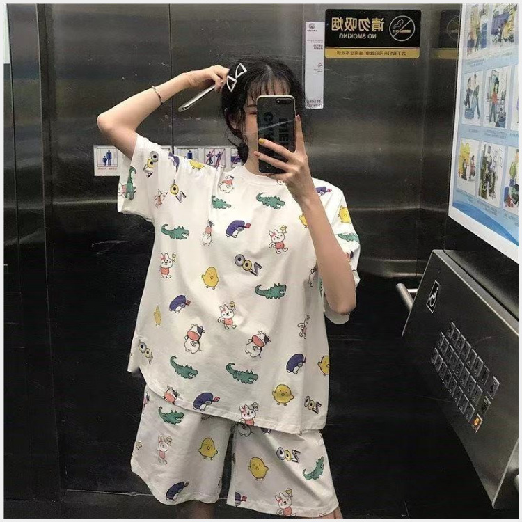 (2)兔子鳄鱼-白-短