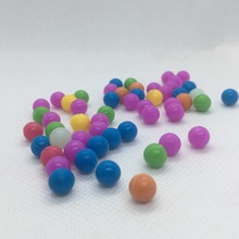 彩色實心硅膠球7mm彈力球 實心膠粒橡皮球橡膠制品加工淘工廠