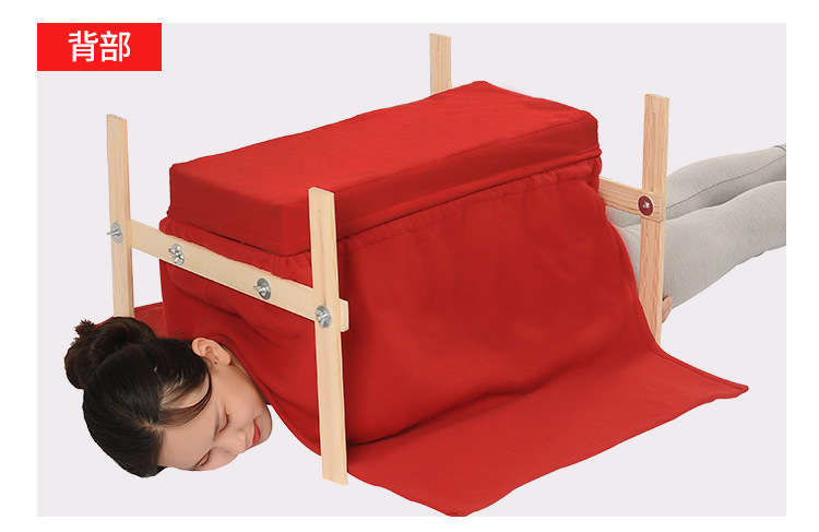 Wooden Moxibustion Box Multi-Area Moxa Burner with Stand and Smoke Filter for Back Spine and Chest Use preparation