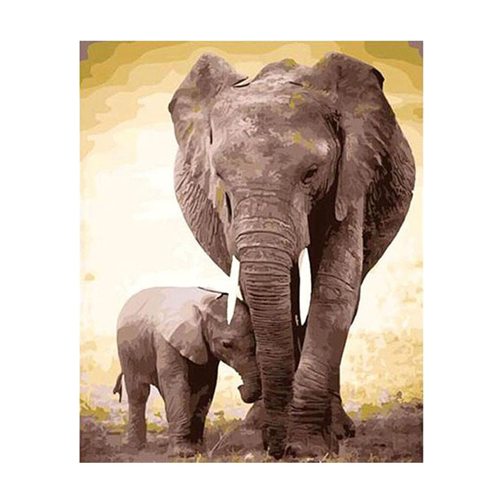 Noche ciudad DIY pintura al óleo digital fábrica al por mayor sin marco combinación apretado marco interior estilo más de 1 unidades entrega