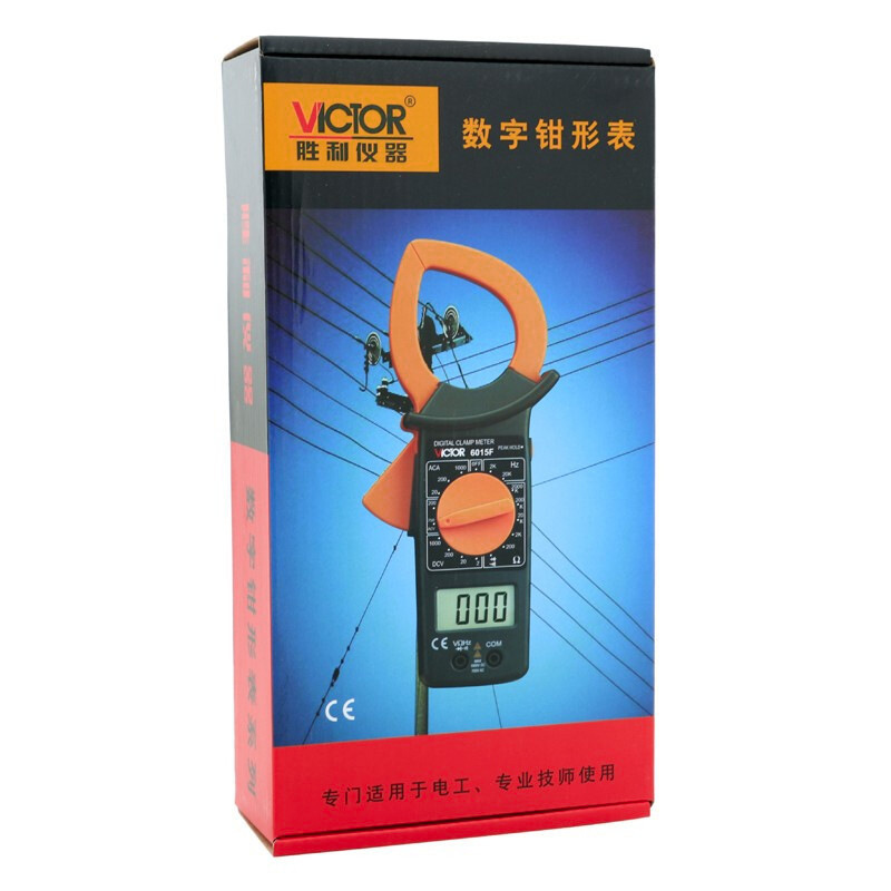 VC6015F数字电流钳形表万用表交流1000A 原DM6015F