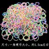 Children's hair accessory, hair rope, colored hair band, new collection, no hair damage, increased thickness