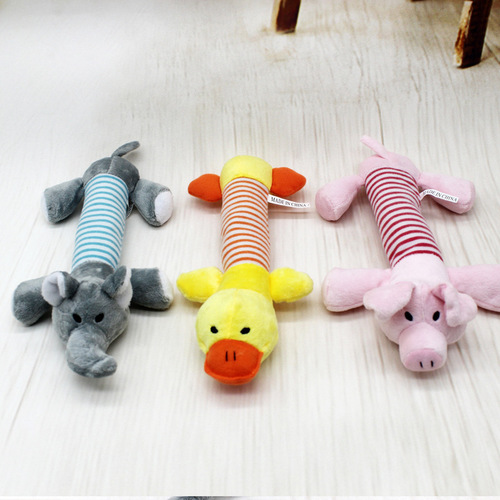 Pet Supplies Dog Teddy Poodle Bichon Frize Puppy Squeaking Teething Reliever Plush Toy 6