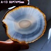 Primary colors of agate tablets coaster boutique small ornament landscape background wall hanging drawing original stone tea tray tea cushion cushion