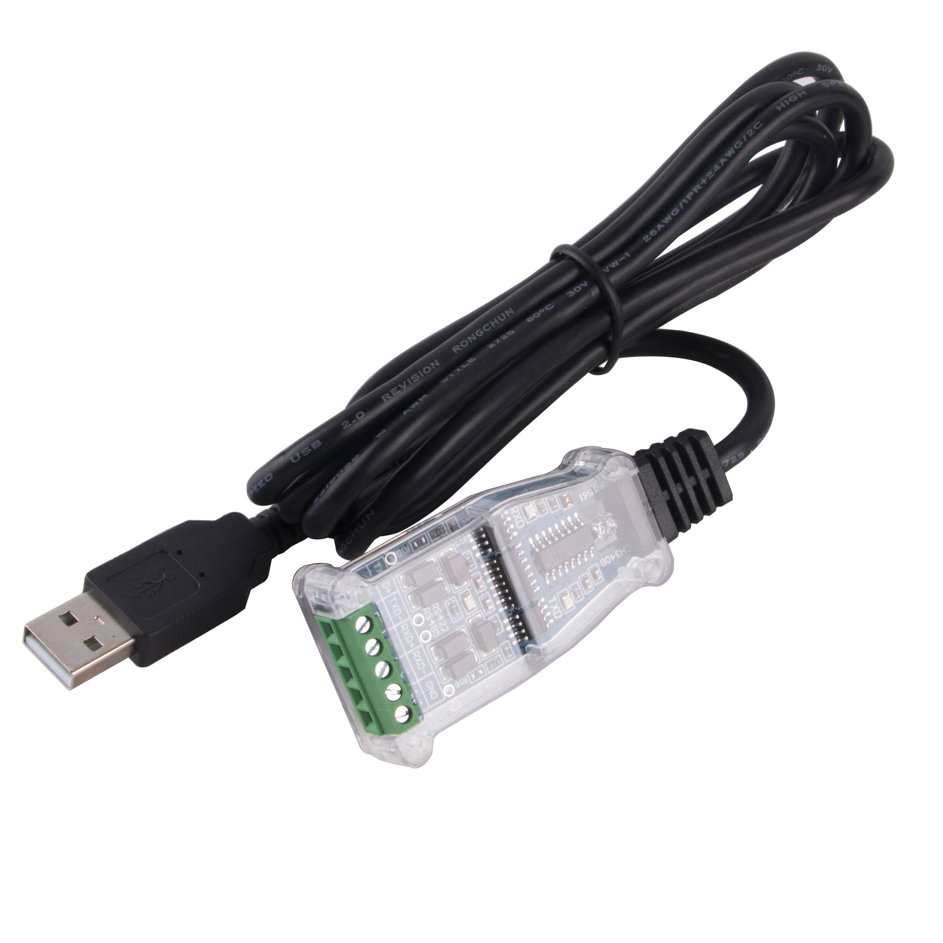 外贸货源 FTDI USB转RS485 RS422串口模块转换线 A+ B- GND VCC