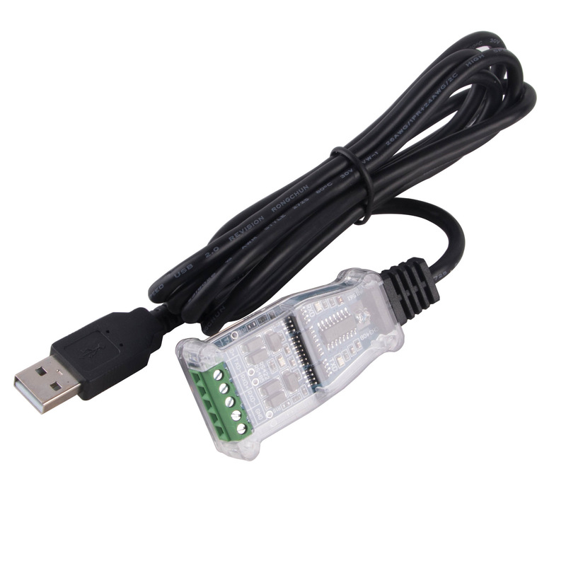 Foreign trade supply FTDI USB to RS485 RS422 serial port module conversion line A + B- GND VCC