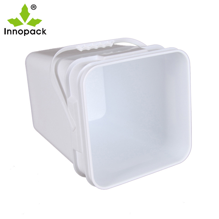 【厂家直销】Y-20L白色桶身，多种颜色选择，大容量方形塑料桶