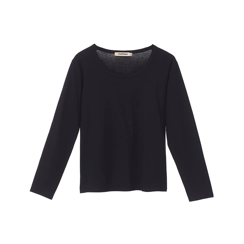 Базовая Одежда для беременных, черная весенне-осенняя одежда, одежда для беременных в Корейском стиле, универсальная футболка с длинными рукавами, свободный, очень большой размер