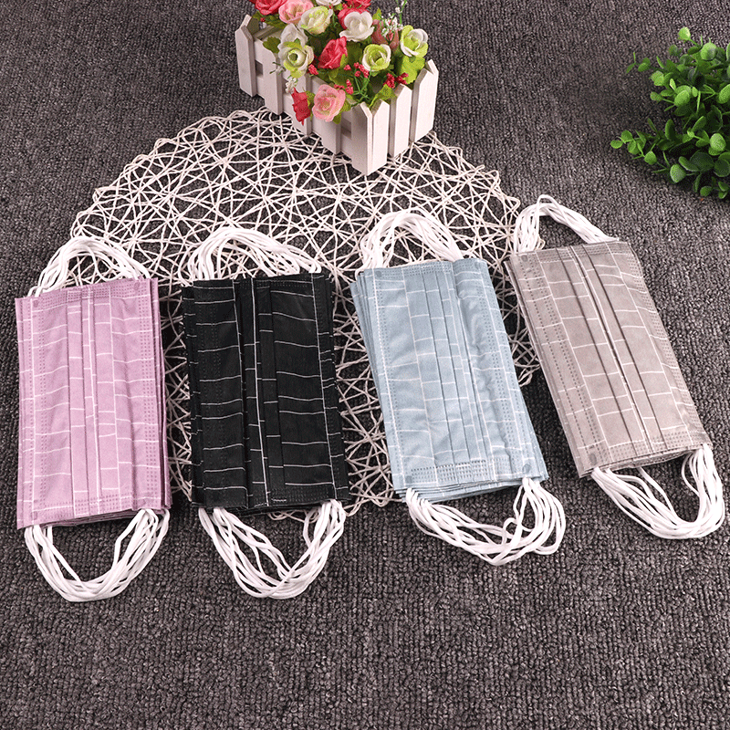 goods in stock three layers disposable Mask dustproof ventilation Non-woven fabric Mask 10 adult Civil Mask wholesale