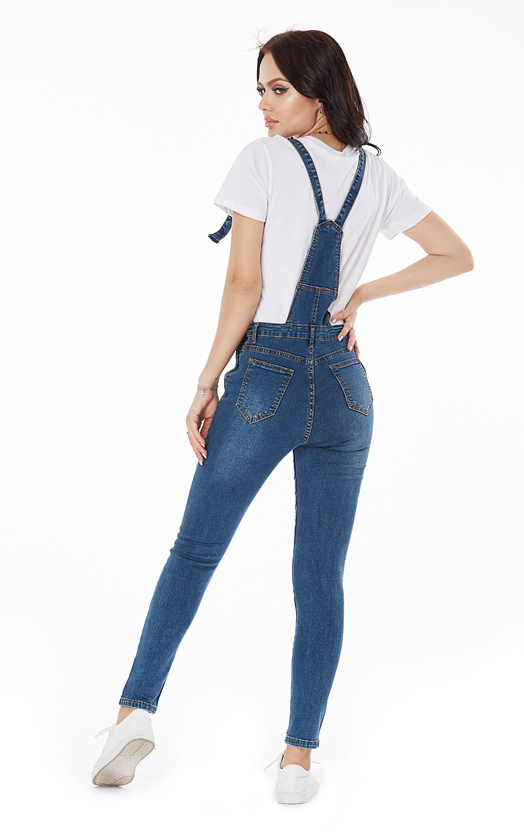 loose plus size jeans overalls NSSY9480