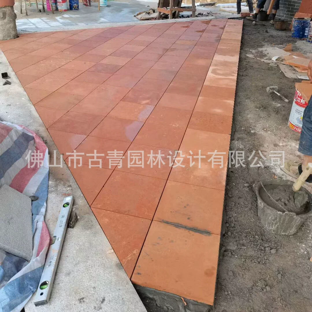 Крупные оптовые поставки квадратных античных красных ступенчатых кирпичей Красного среднего кирпича китайской классической линнаньской древней архитектурной культуры