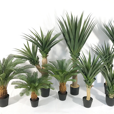 仿真植物蘇鐵樹假樹家居裝飾壹帆風順等大型仿真植物仿真綠植